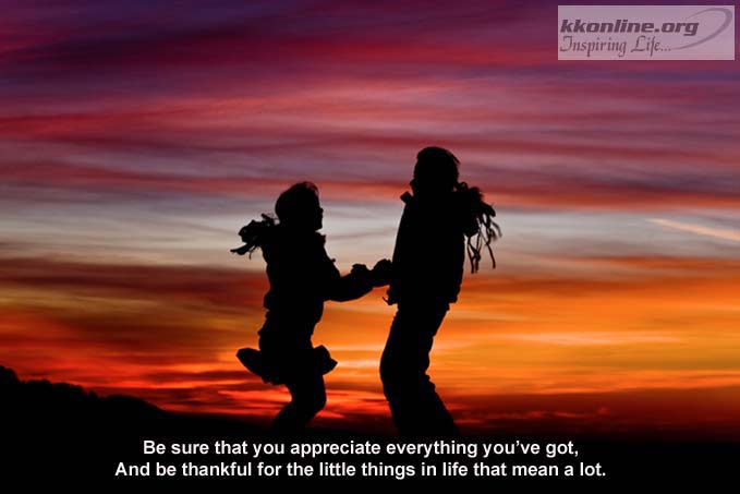 Appreciate everything