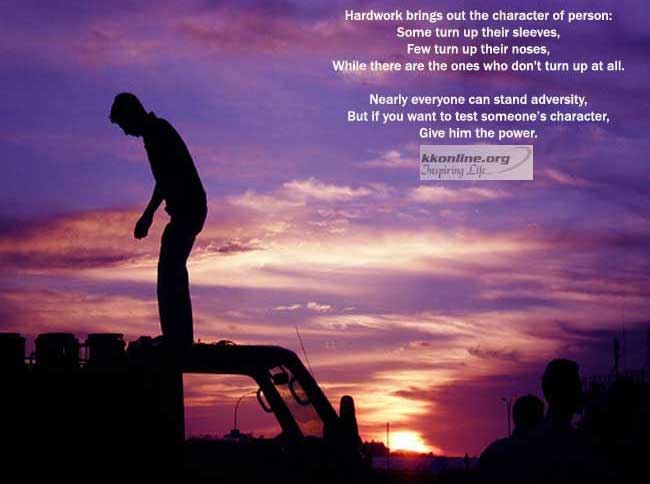 Determining character
