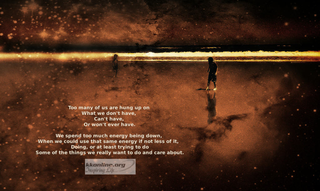 Too many of us are hung up on