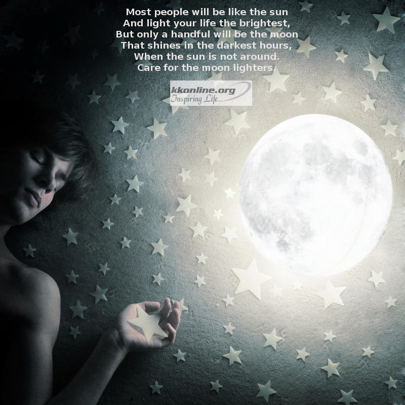 Most people will be like the sun