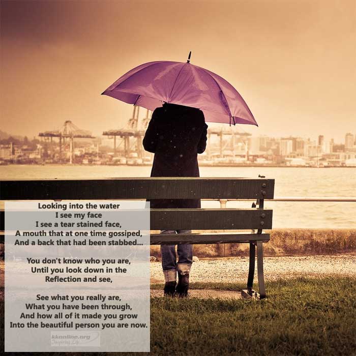 Own reflection