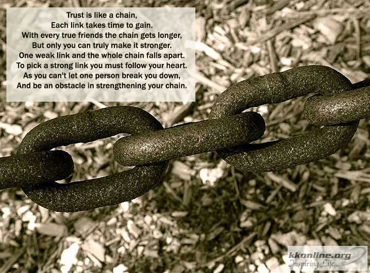 Strengthening the chain
