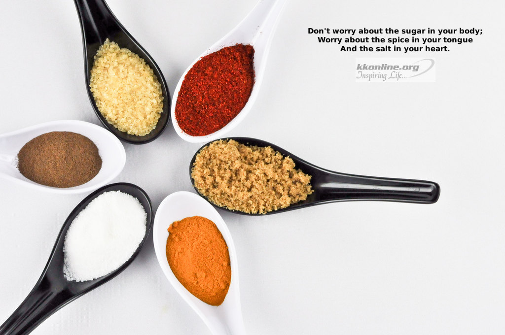 Don't worry about the sugar in your body