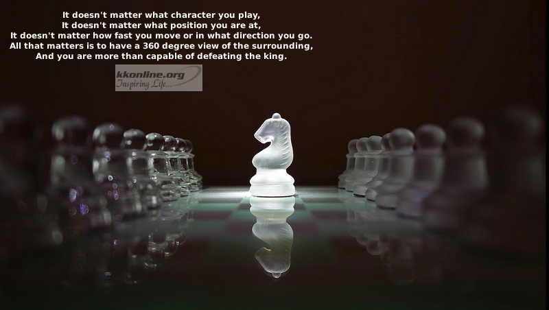 It doesn't matter what character you play