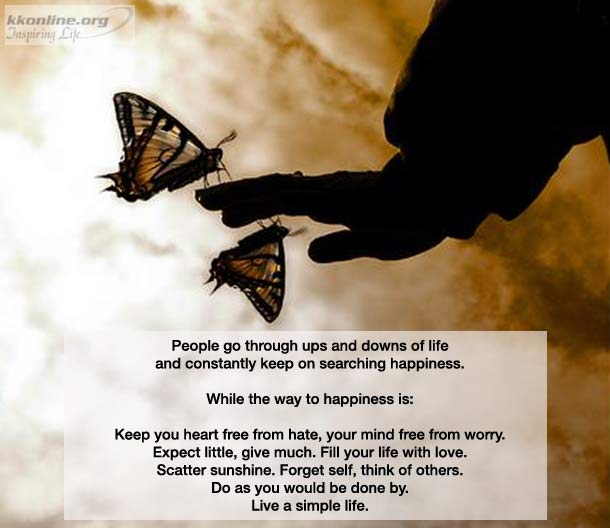 Way to happiness
